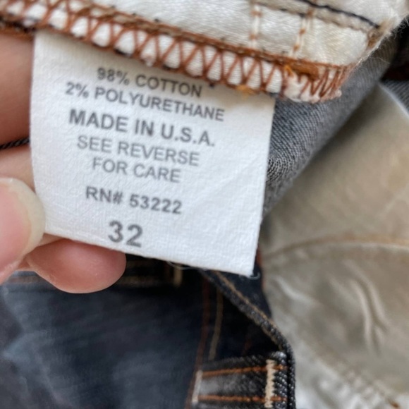 DAVID KAHN Jeans Women's 32 x 32 Nikki Twist Seam Flare Dark Wash Flap Pockets - Picture 8 of 10